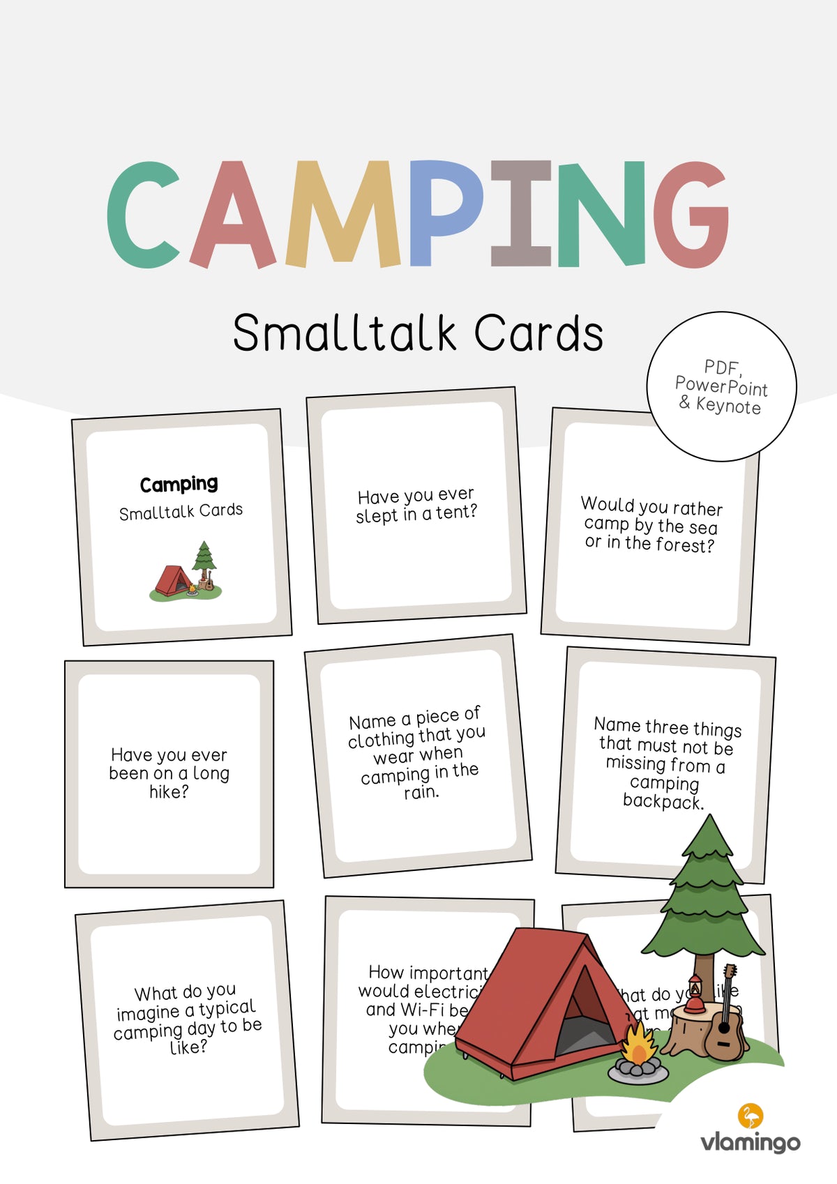 de englisch camping smalltalk cards 001