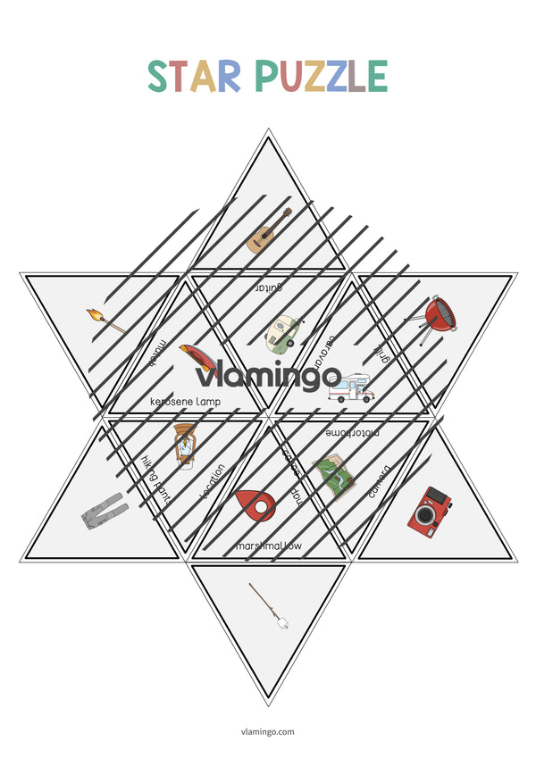 de englisch camping star puzzle 012