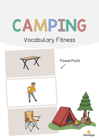 Camping: Vocabulary Fitness (Englisch)