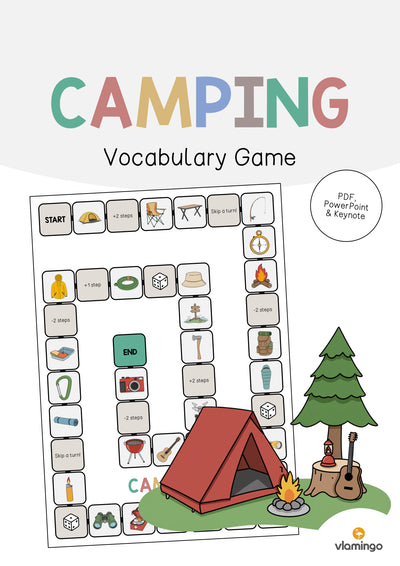 Camping: Vocabulary Game (Englisch)