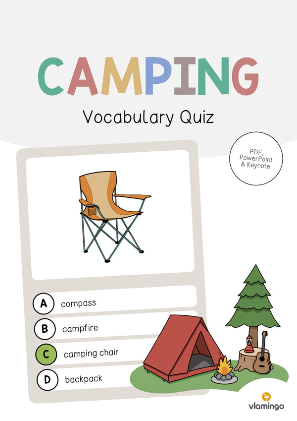 de englisch camping vocabulary quiz 001