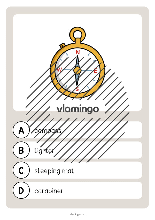 de englisch camping vocabulary quiz 013