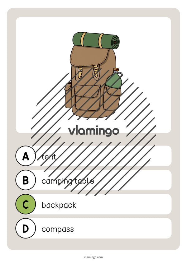 de englisch camping vocabulary quiz 018