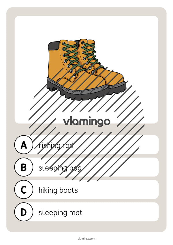 de englisch camping vocabulary quiz 027