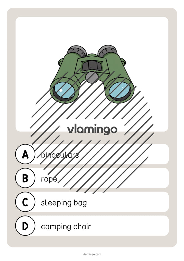 de englisch camping vocabulary quiz 031
