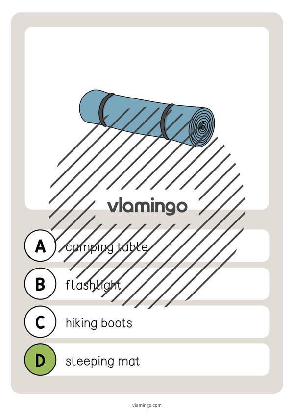 de englisch camping vocabulary quiz 036
