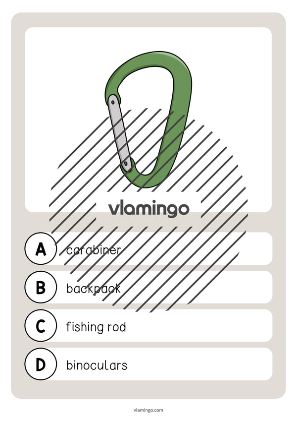 de englisch camping vocabulary quiz 037