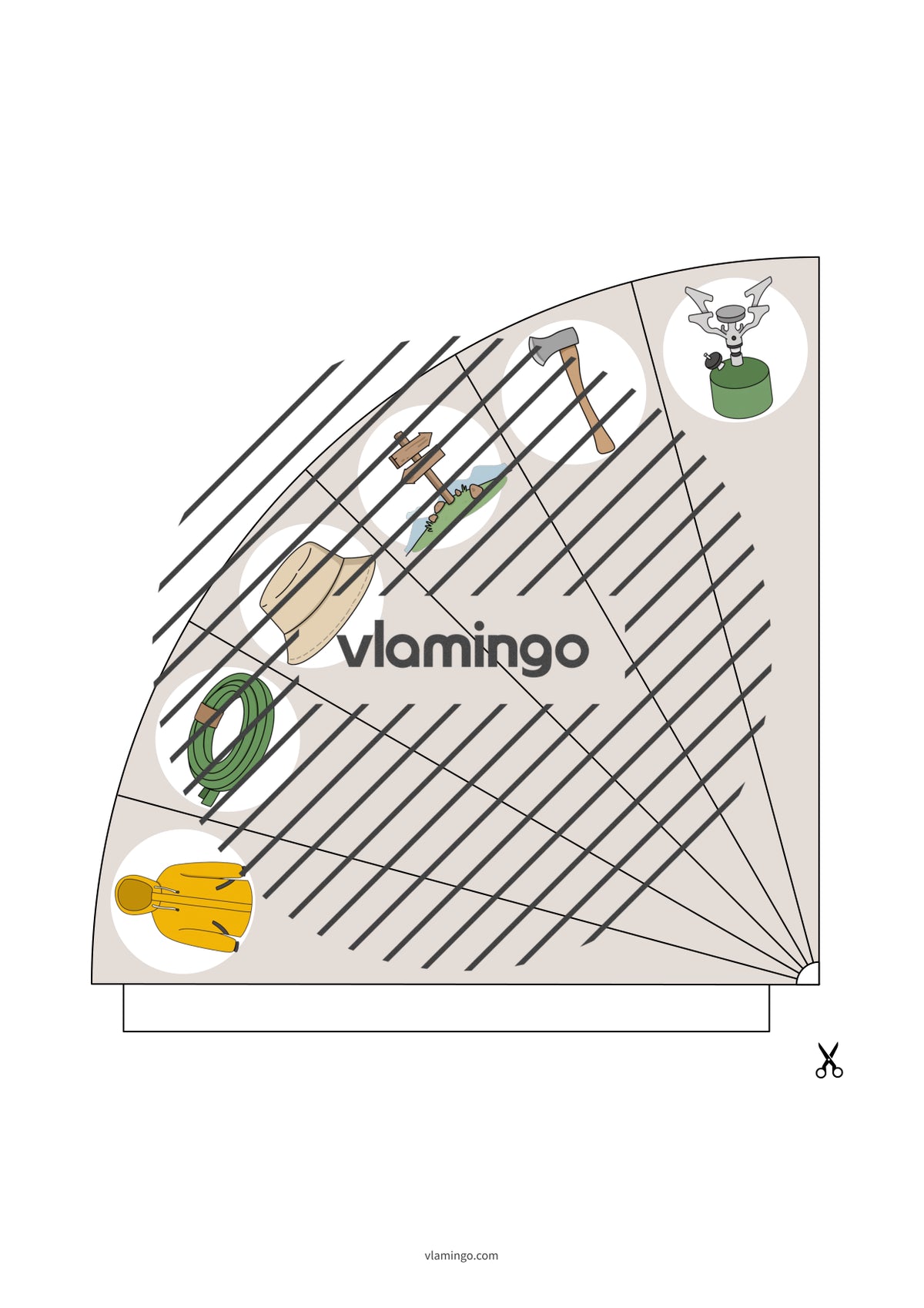 de englisch camping vocabulary wheel of fortune 008