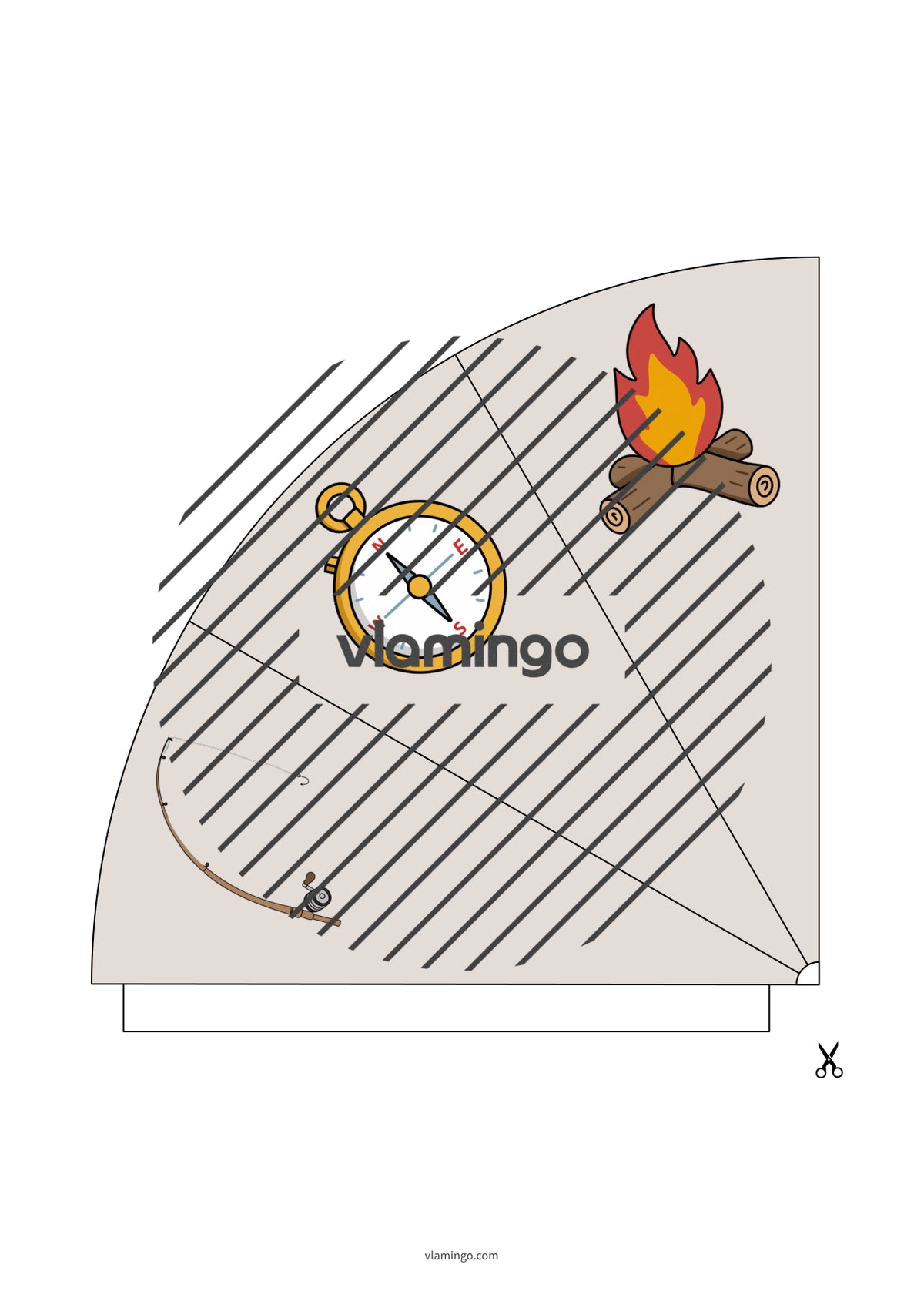 de englisch camping vocabulary wheel of fortune 011