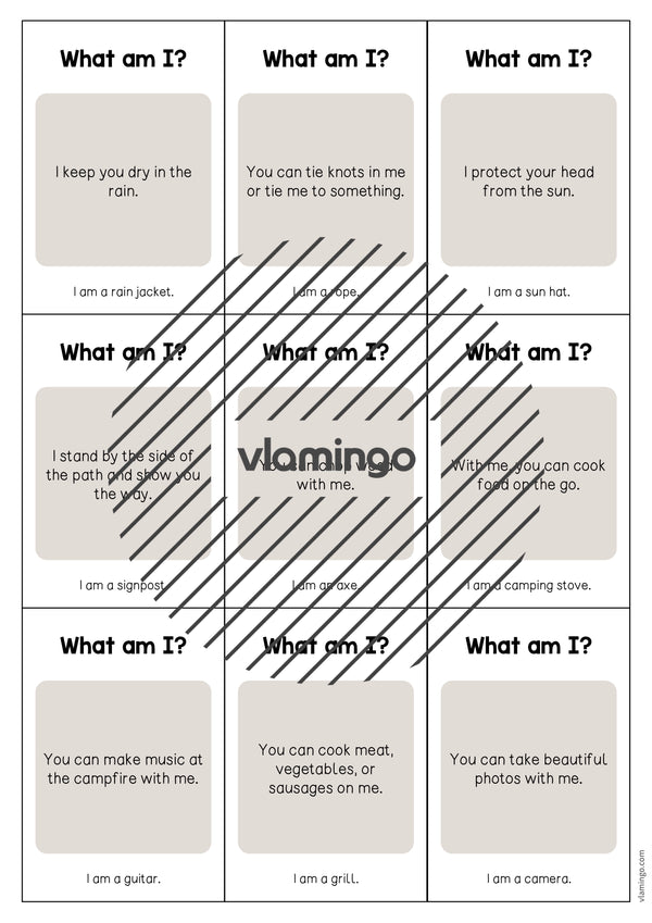 de englisch camping what am i cards 005