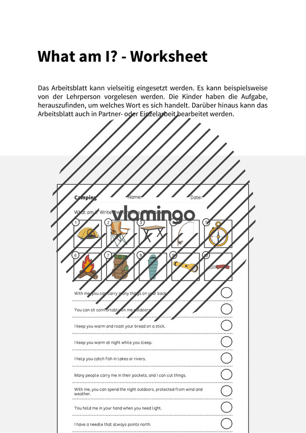 de englisch camping what am i worksheet 002