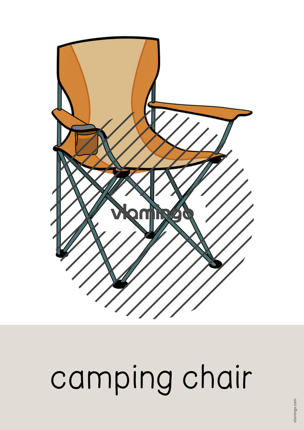 de englisch camping word and picture cards 004