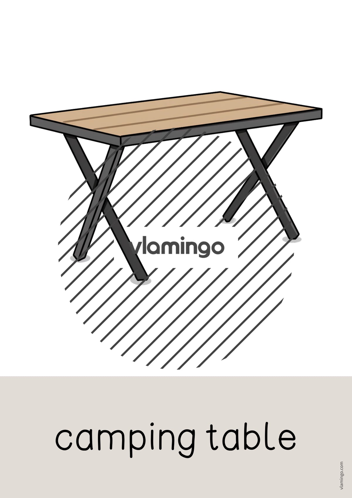 de englisch camping word and picture cards 005