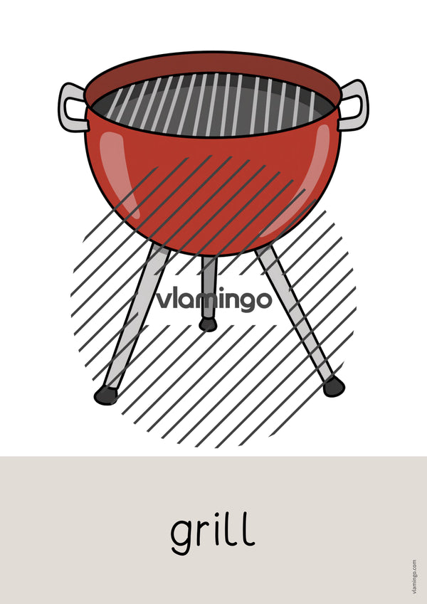 de englisch camping word and picture cards 028
