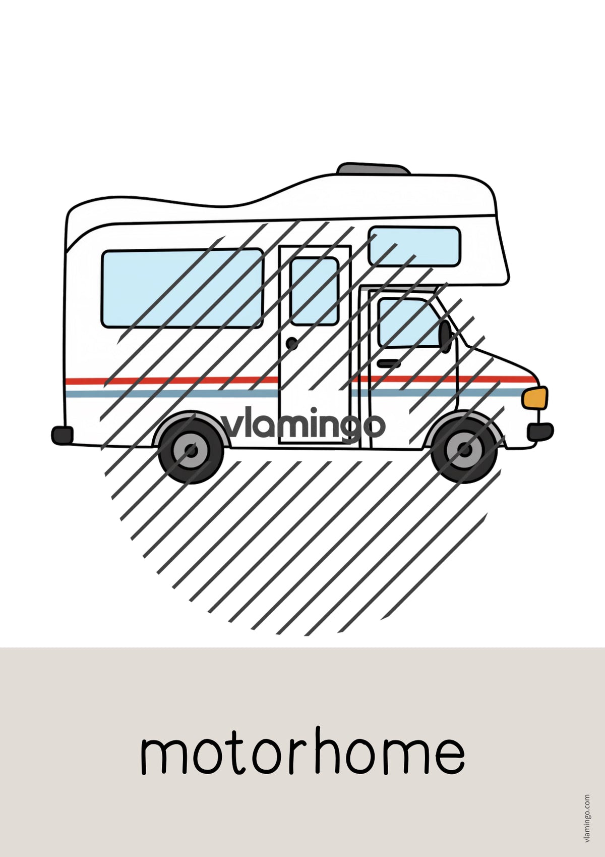de englisch camping word and picture cards 034