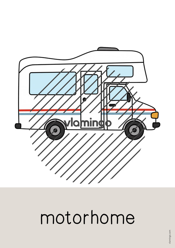 de englisch camping word and picture cards 034