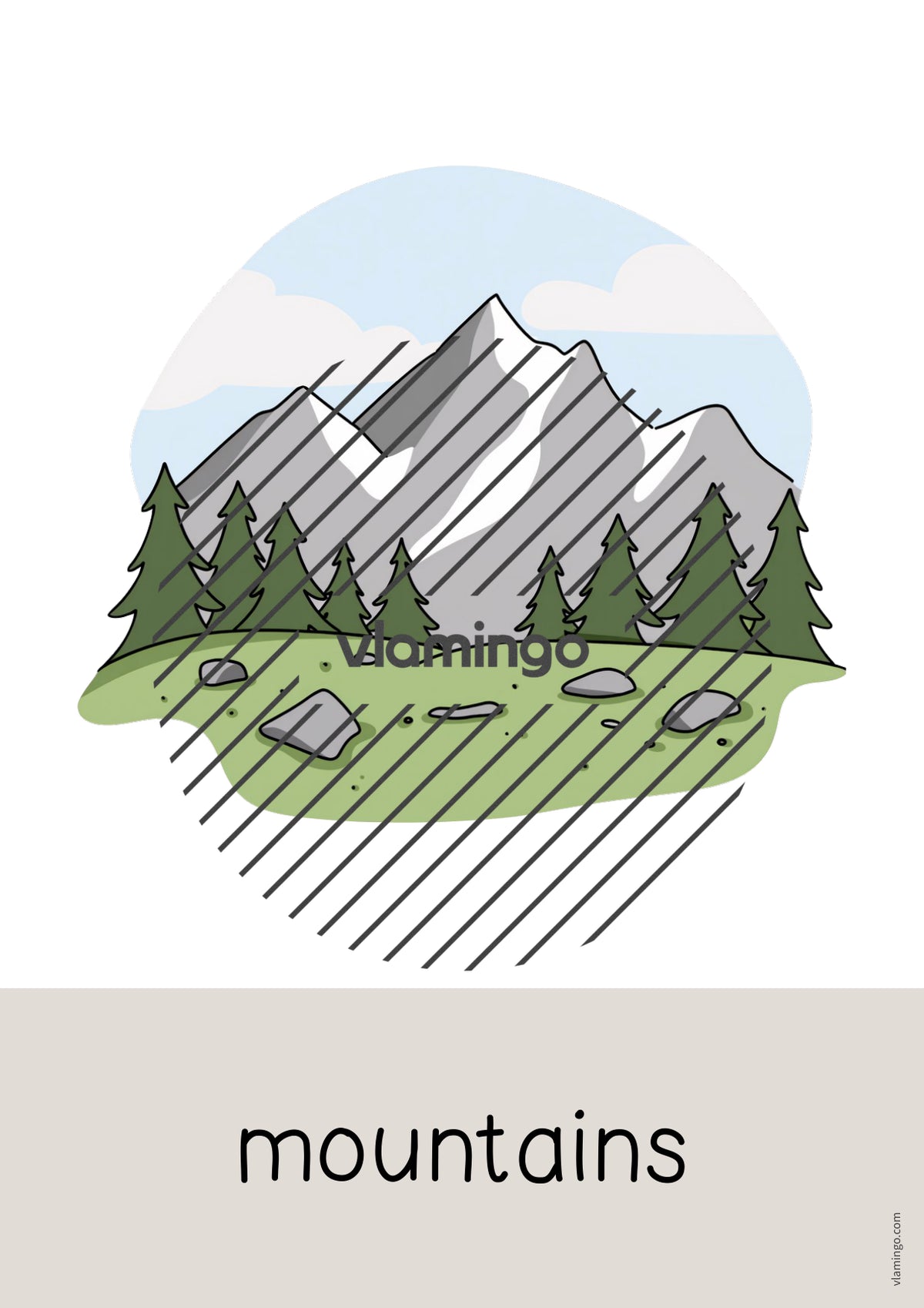 de englisch camping word and picture cards 044
