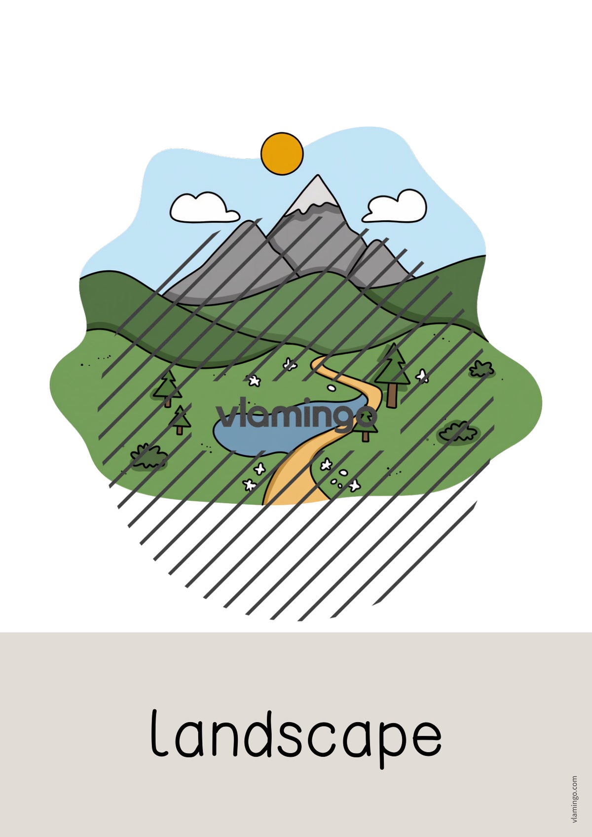 de englisch camping word and picture cards 047