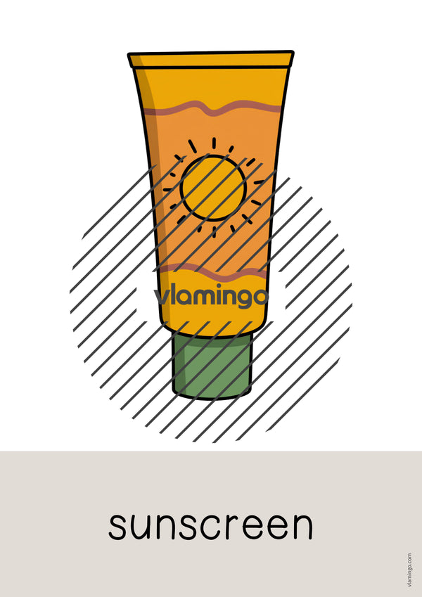 de englisch camping word and picture cards 050