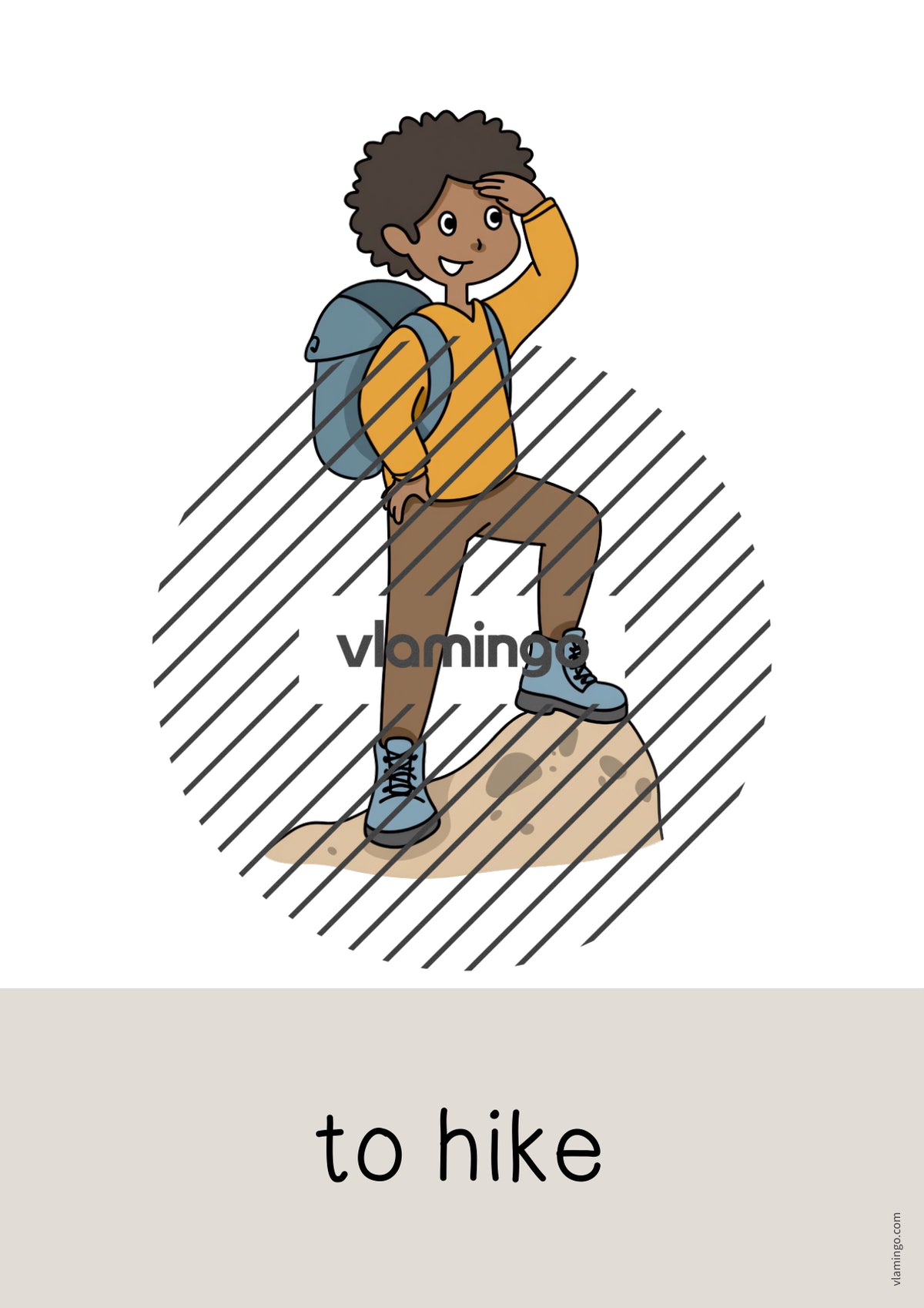de englisch camping word and picture cards 058