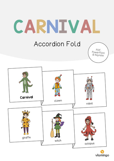 Carnival / Fasching: Accordion Fold (Englisch)
