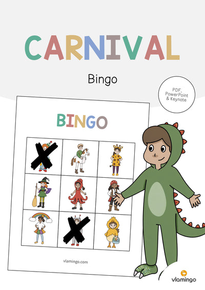 Carnival / Fasching: Bingo (Englisch)