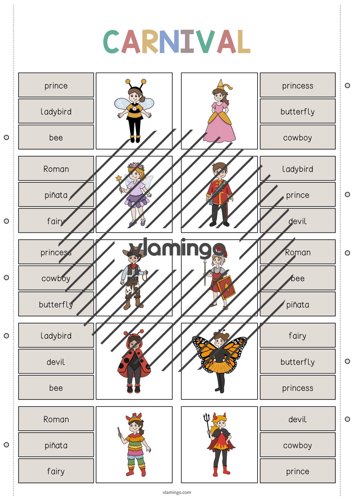 de englisch carnival clip cards 005