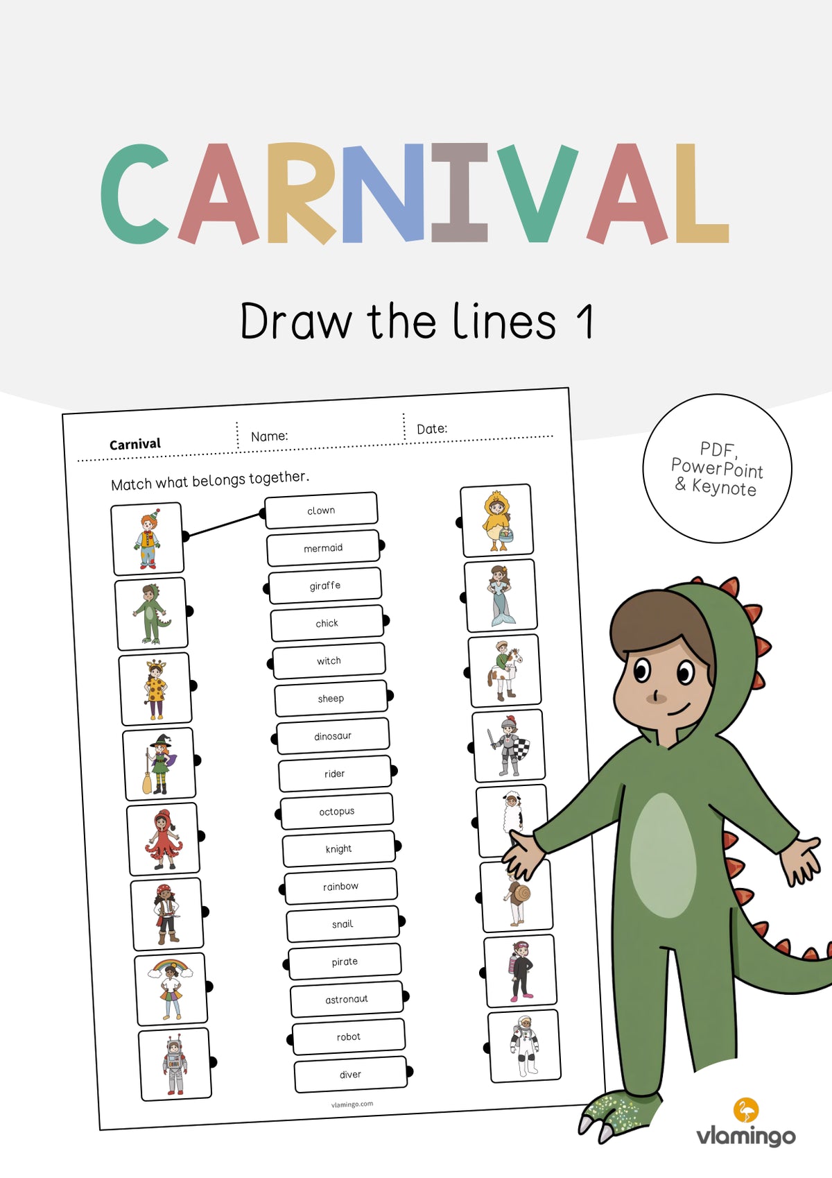 de englisch carnival draw the lines 1 001