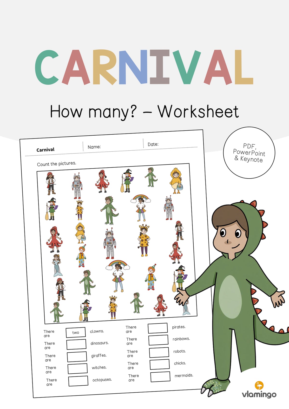 de englisch carnival how many worksheet 001