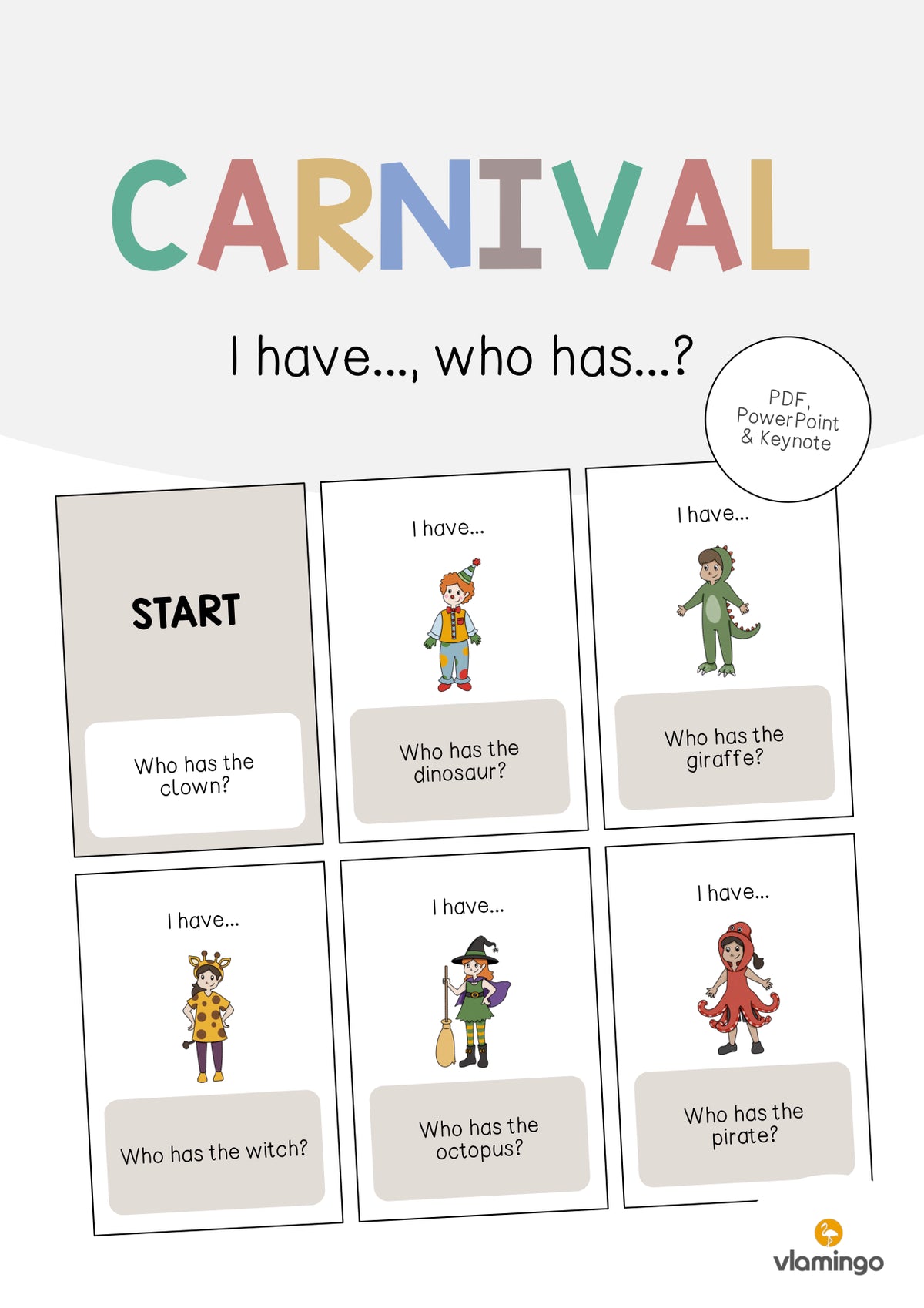 de englisch carnival i have who has 001