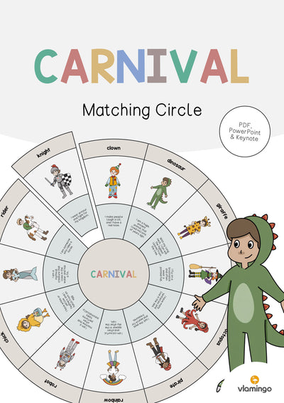Carnival / Fasching: Matching Circle (Englisch)