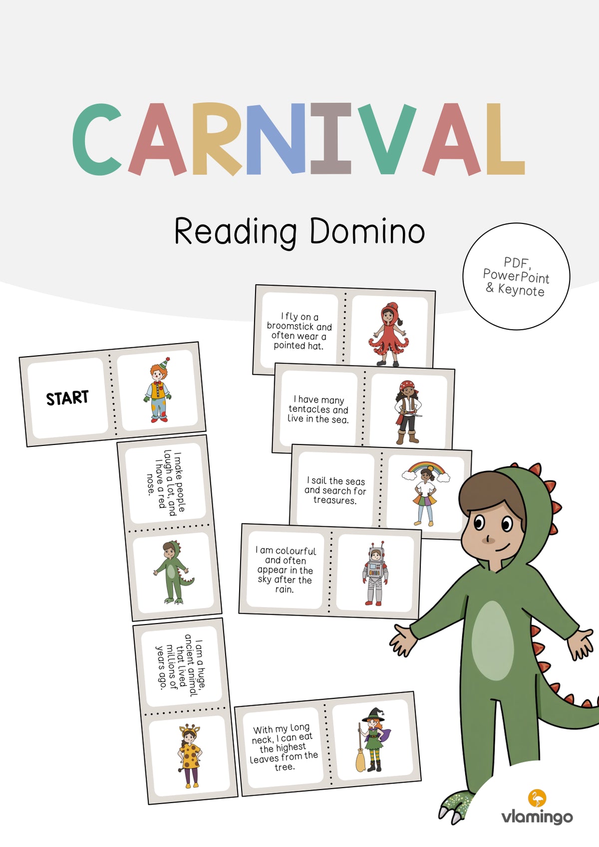 de englisch carnival reading domino 001
