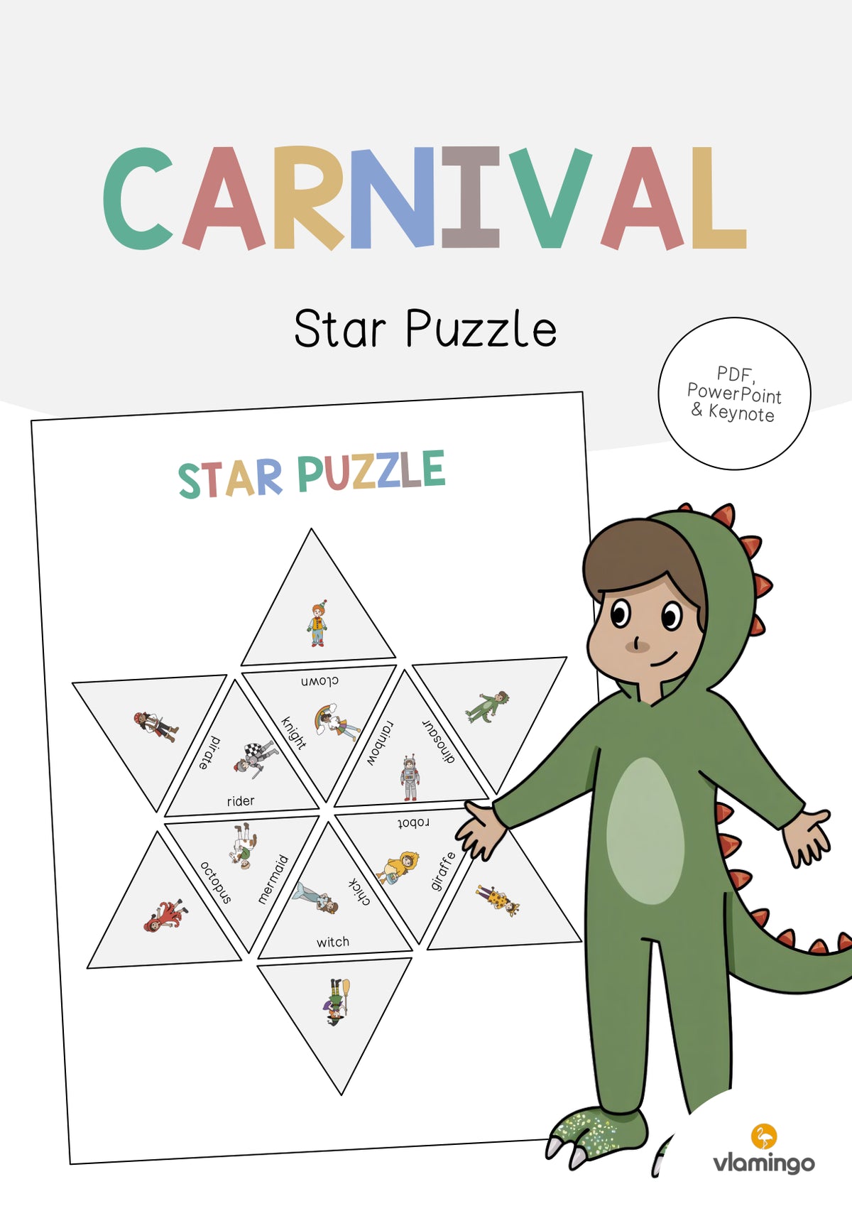 de englisch carnival star puzzle 001