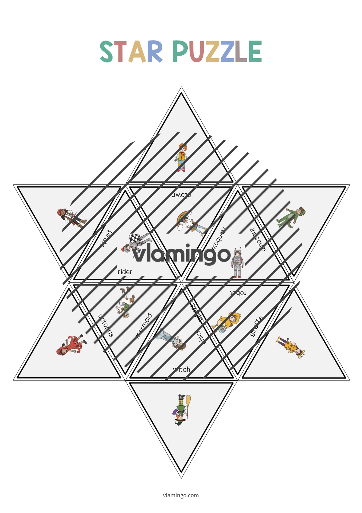 de englisch carnival star puzzle 010