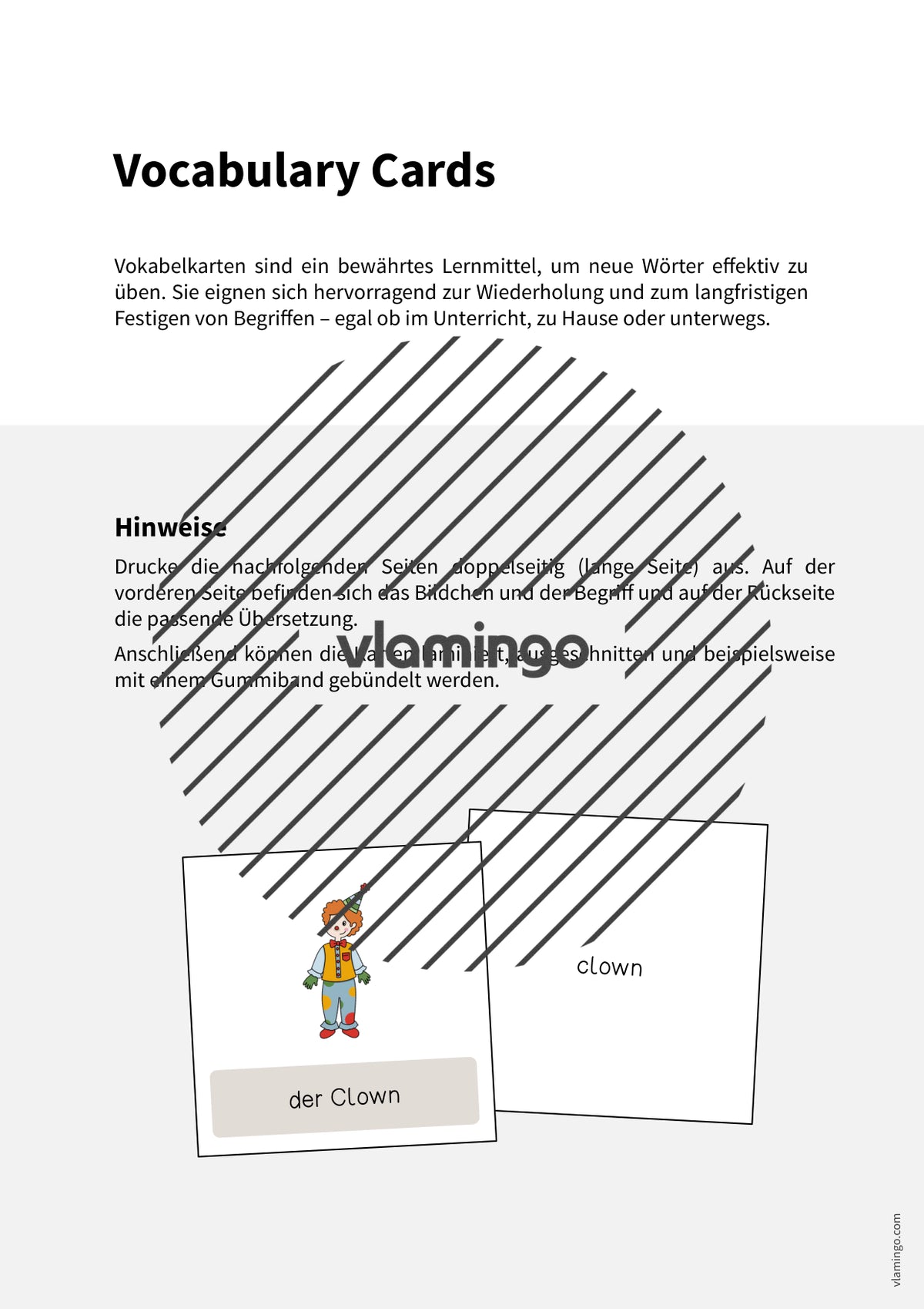 de englisch carnival vocabulary cards 002