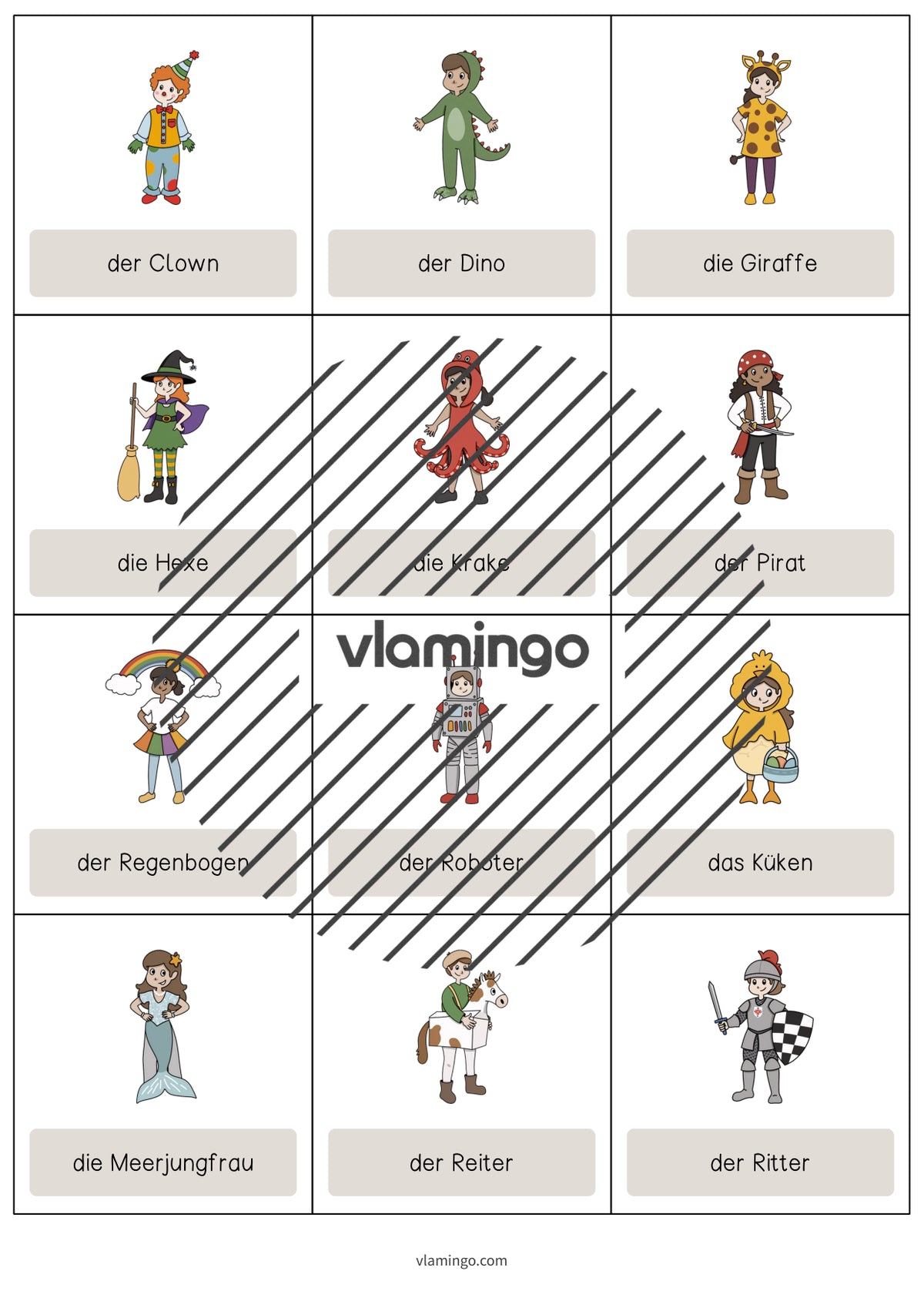de englisch carnival vocabulary cards 003