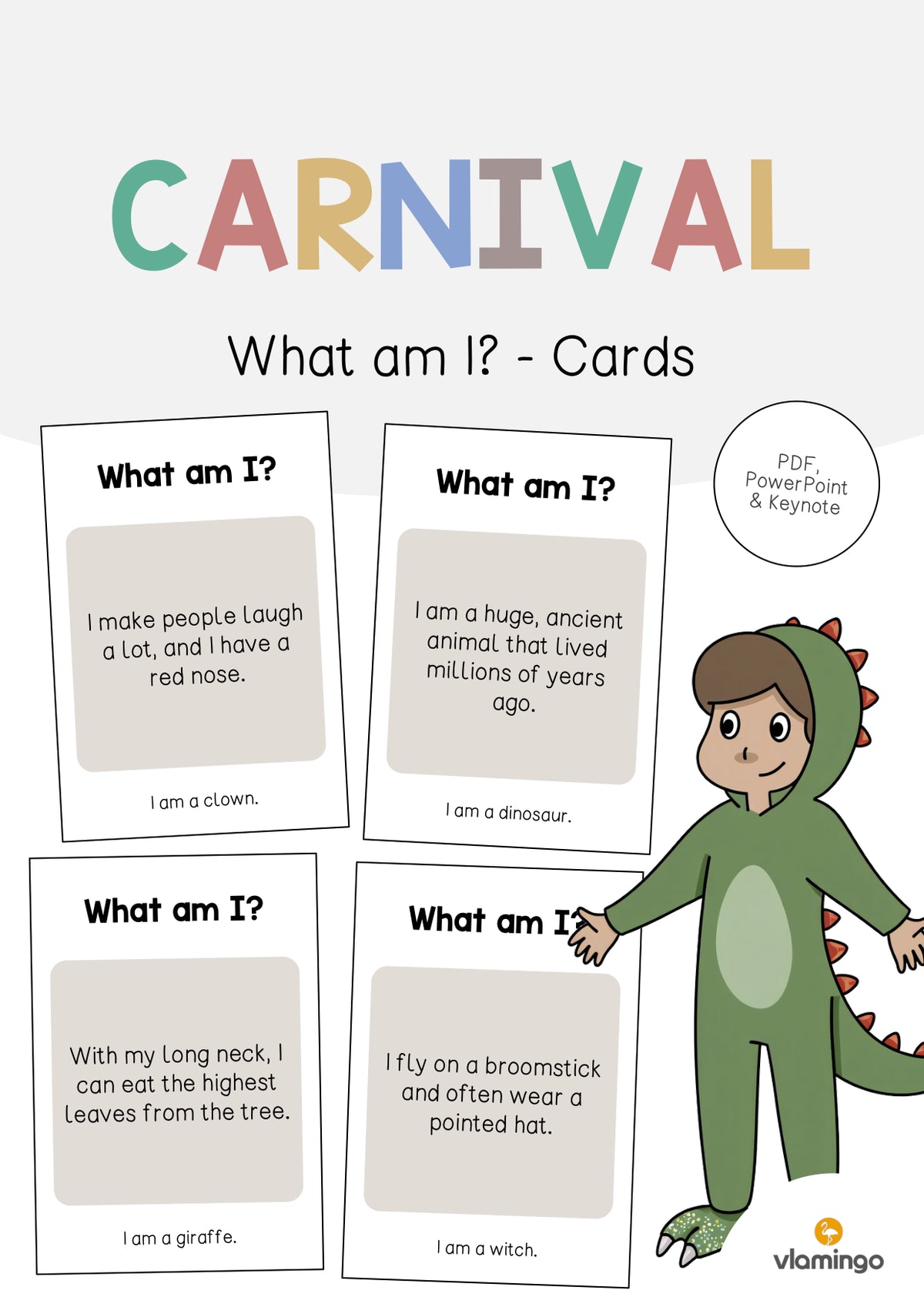 de englisch carnival what am i cards 001