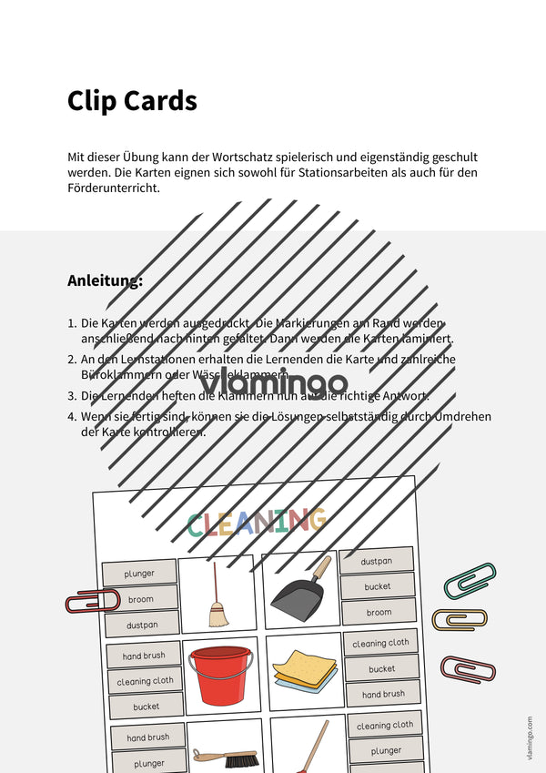 de englisch cleaning clip cards 002