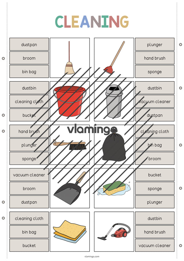 de englisch cleaning clip cards 003