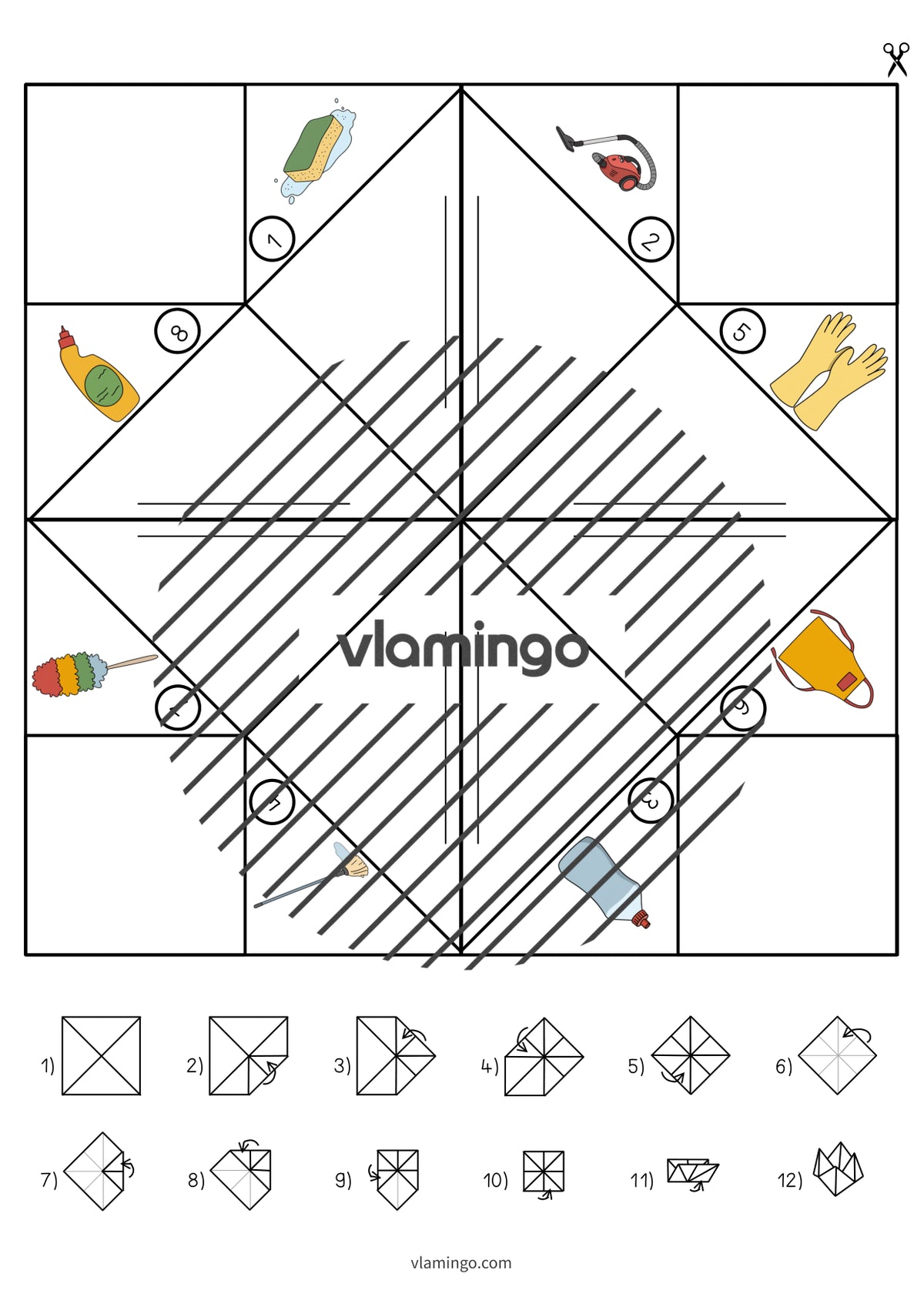 de englisch cleaning cootie catcher 009