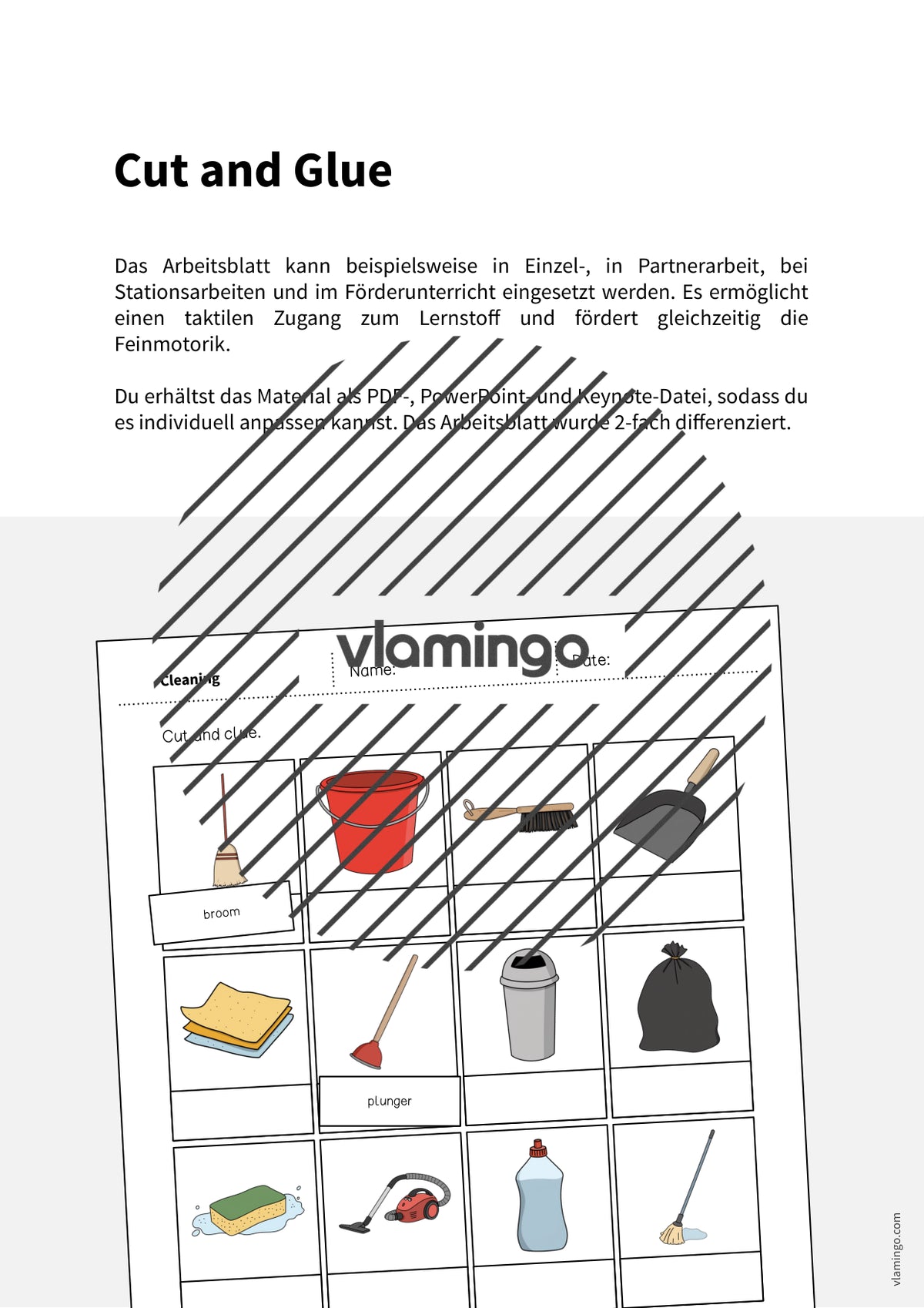 de englisch cleaning cut and glue 002