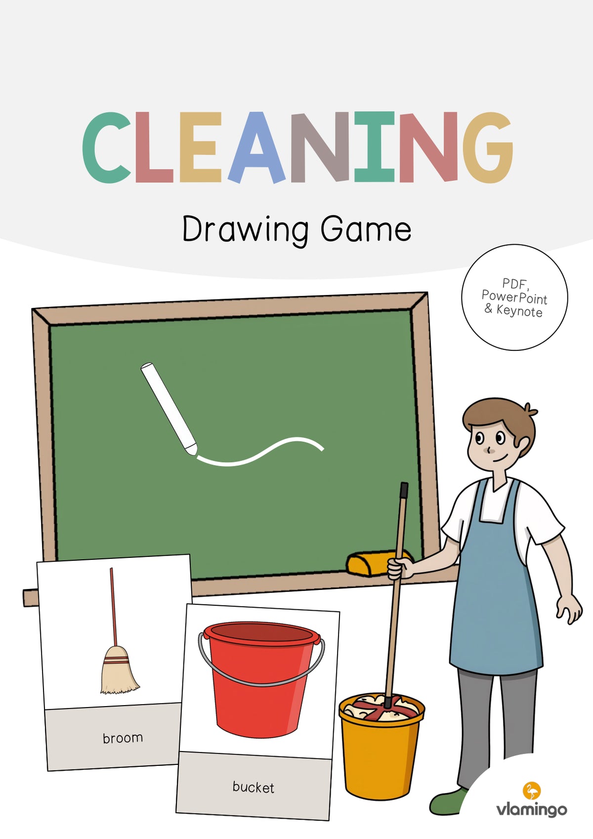 de englisch cleaning drawing game 001