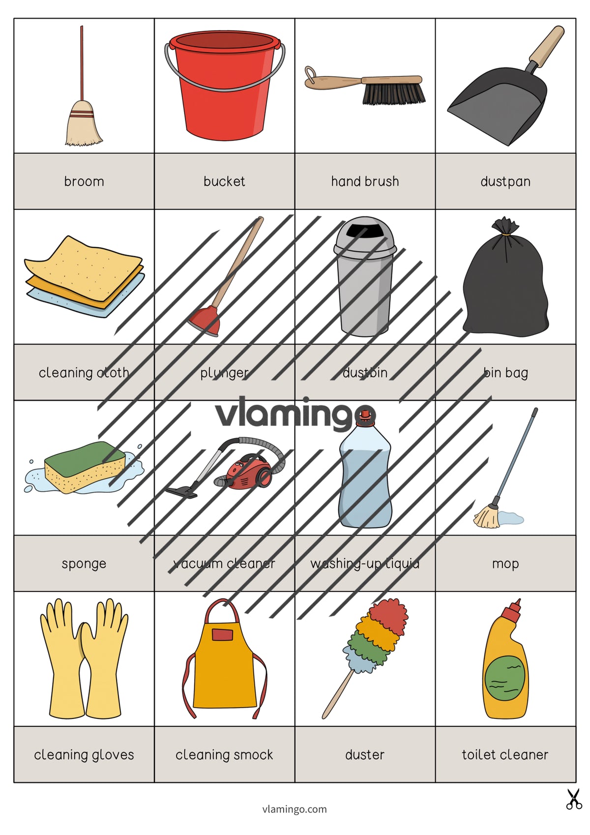 de englisch cleaning drawing game 003