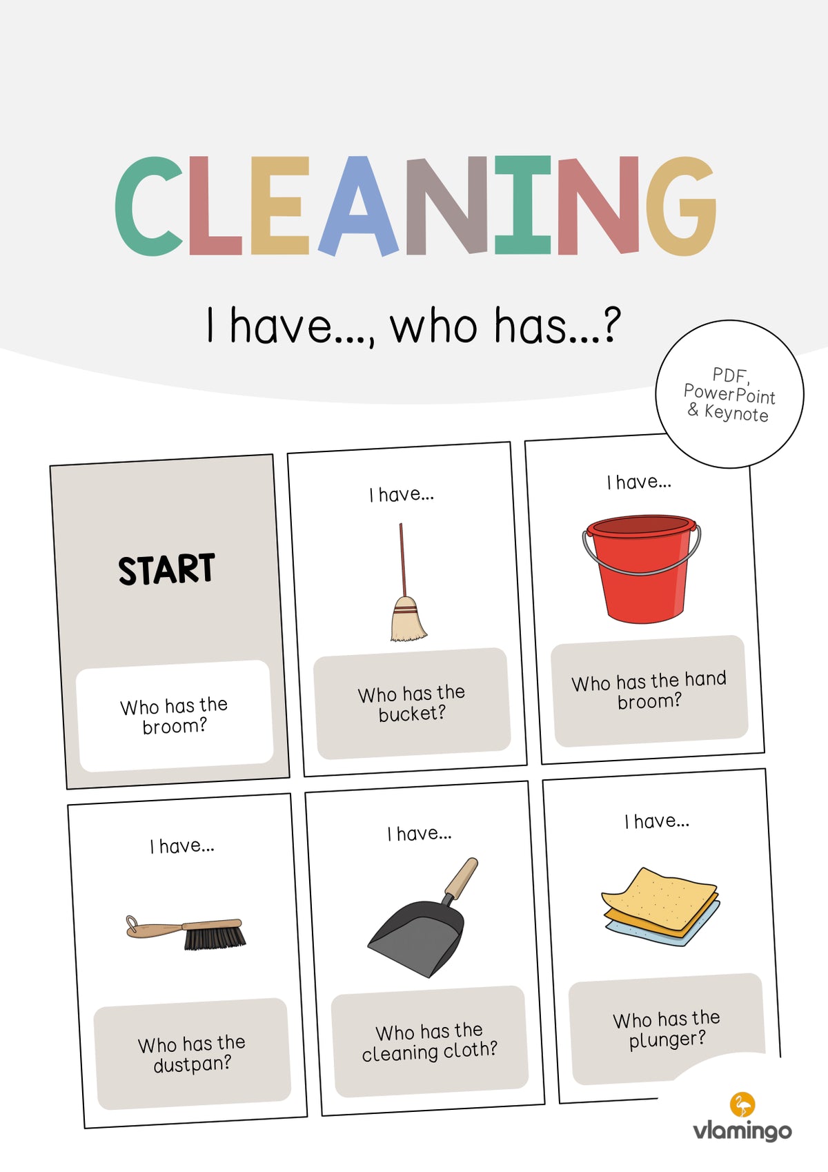 de englisch cleaning i have who has 001