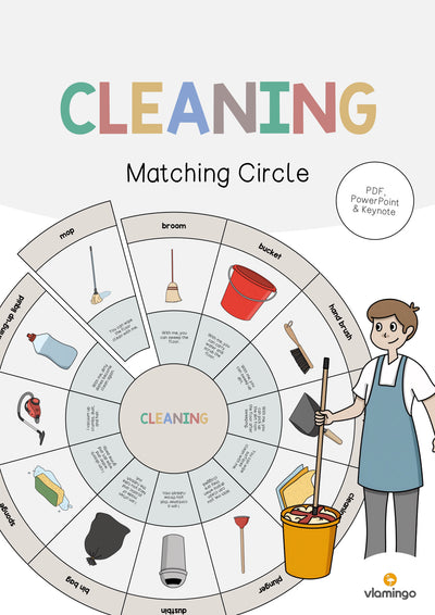 Cleaning / Putzen: Matching Circle (Englisch)