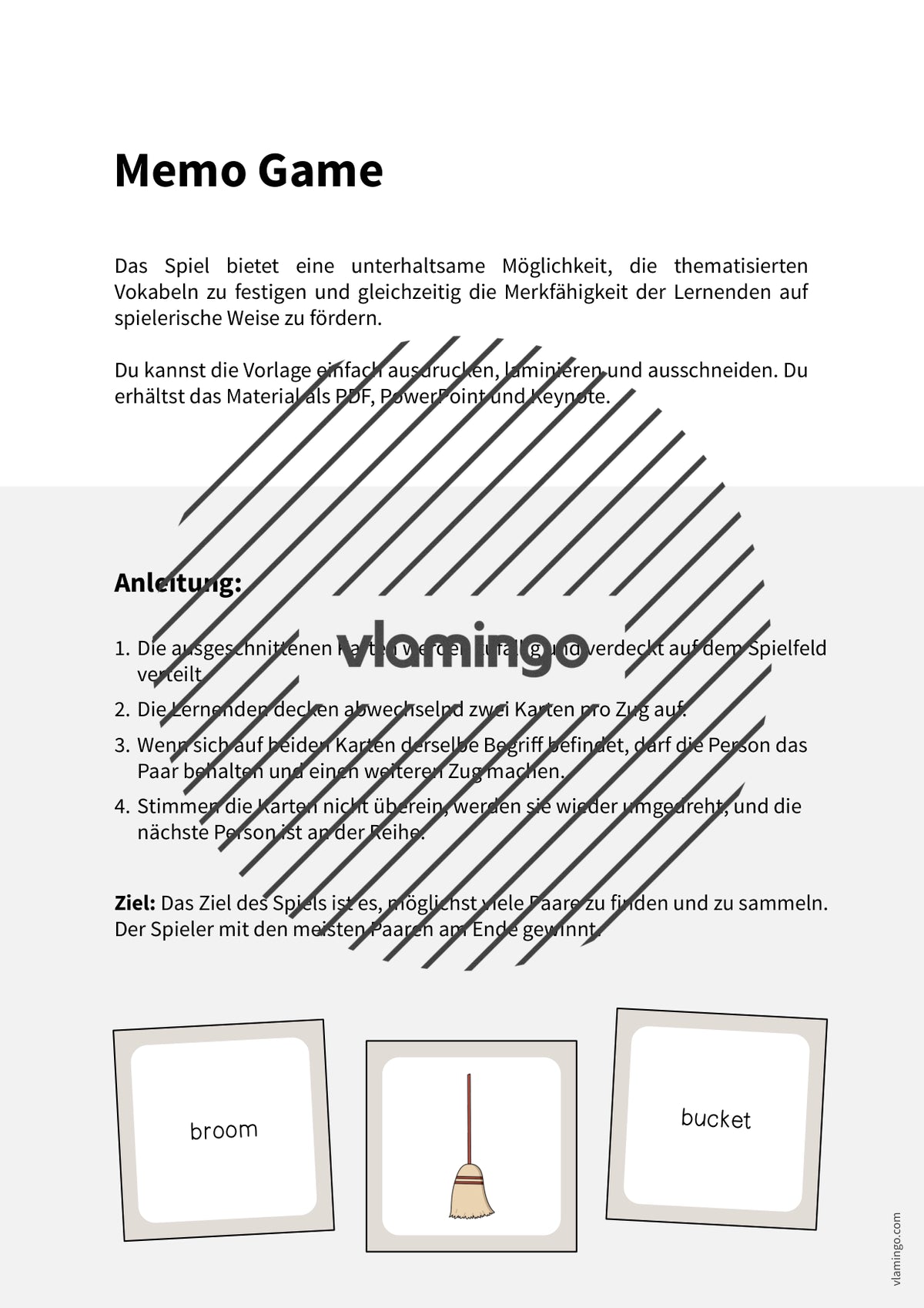 de englisch cleaning memo game 002