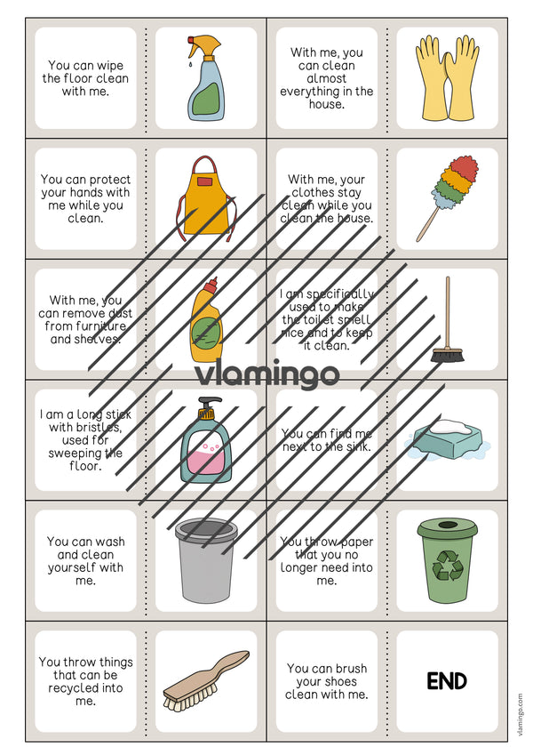 de englisch cleaning reading domino 004