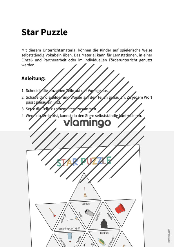 de englisch cleaning star puzzle 002