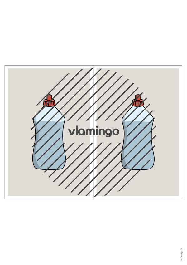 de englisch cleaning station signs 013