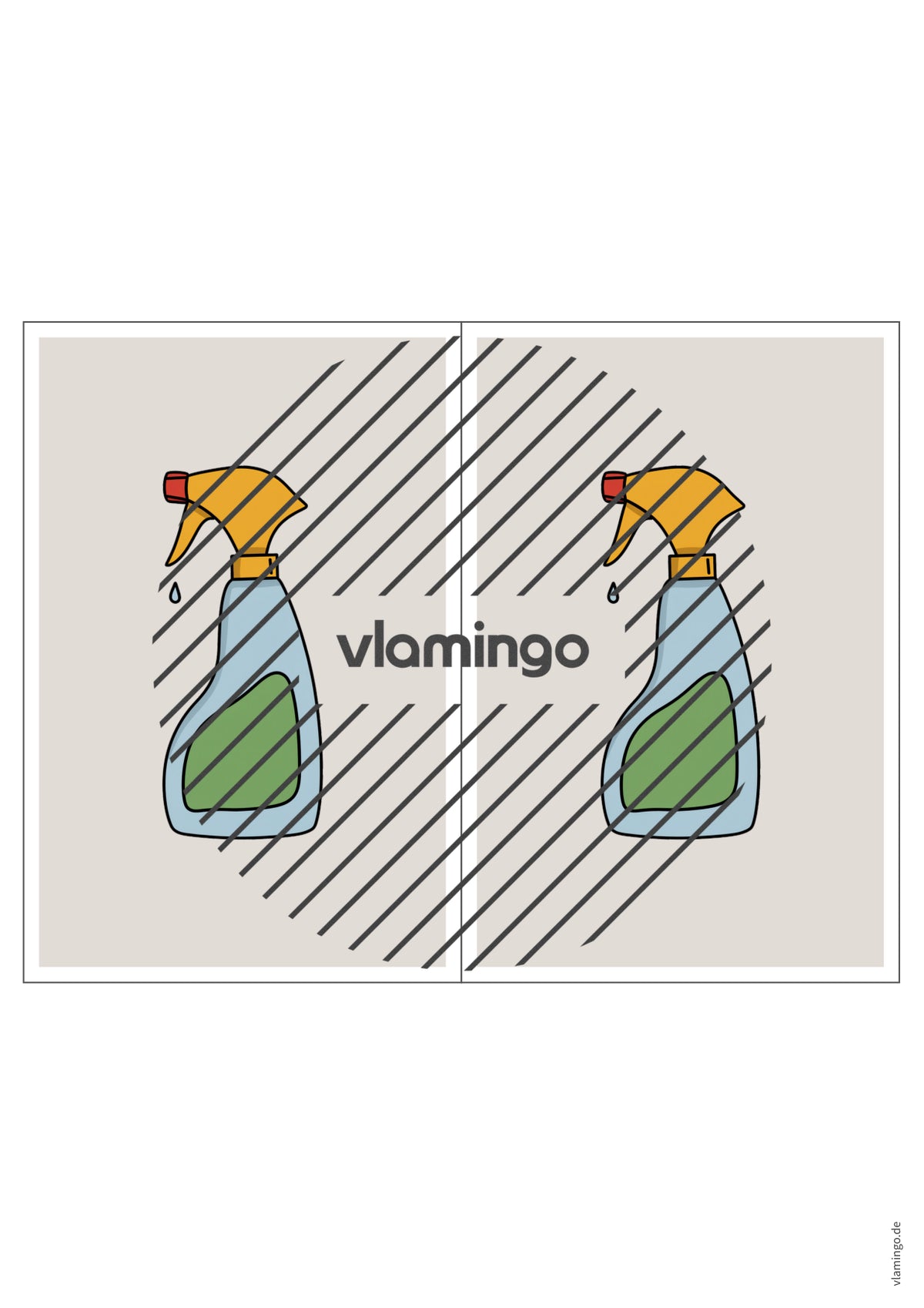 de englisch cleaning station signs 024